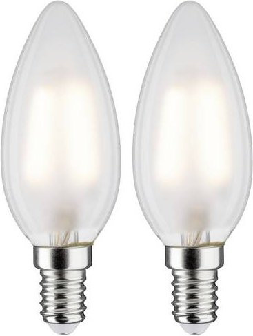 Paulmann LED Kerzenlampen 28636 E14 3W Warmweiß, 2er Set, Durchmesser: 35 mm, Höhe: 98 mm - Bild 1