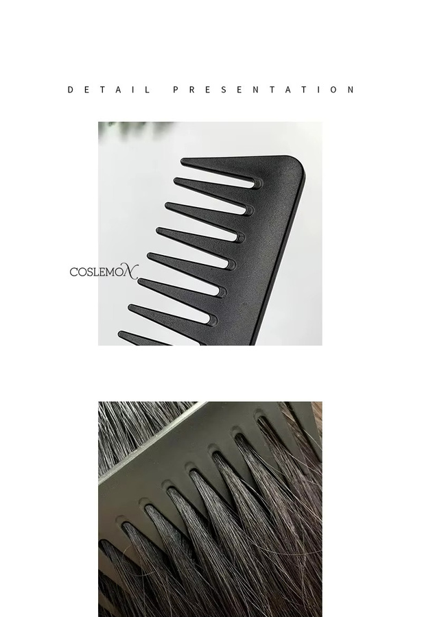 Breitzahnkamm für lockiges, trockenes Haar, Unisex - Bild 4