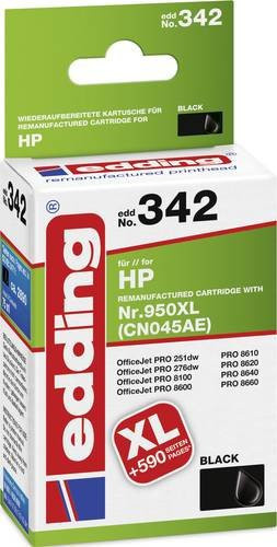 Edding Druckerpatrone kompatibel mit HP 950XL, Schwarz - Bild 1