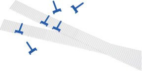 Eichner VISIPLAN SIGNALE 1 PE Blau transparent aus Kunststoff - Bild 1