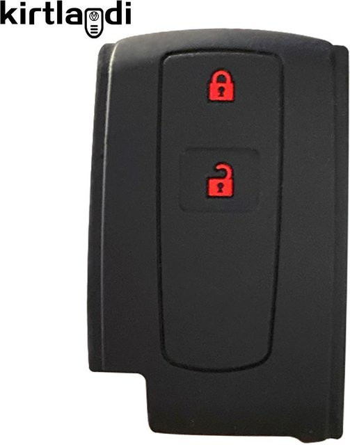 Silikon Schlüsselhülle in Schwarz als Schutzhülle für Toyota Corolla Verso und Prius Gen2 Fernbedienung Fob Zubehör - Bild 1
