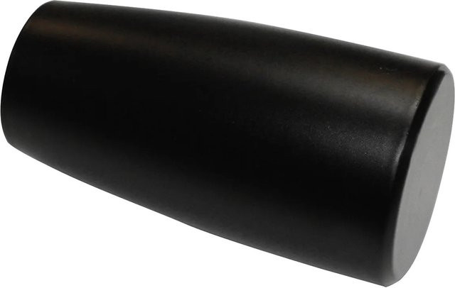 Gardinia Endstück Gala für Stangen Ø 20 mm Schwarz Matt aus Metall, 2 Stück - Bild 1