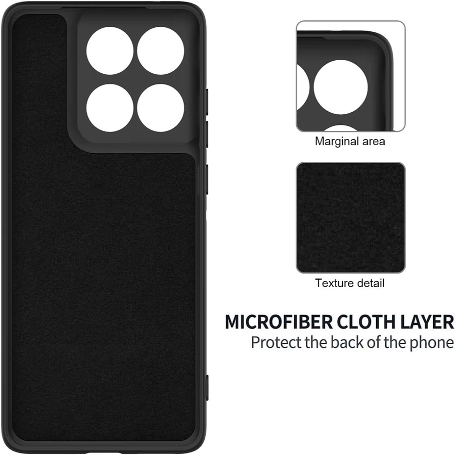 Stoßfeste Schutzhülle aus Flüssigsilikon für Motorola Moto G86 G56 G85 G35 G84 G54 G34 G24 G14 G04 in Schwarz oder Lila - Bild 5