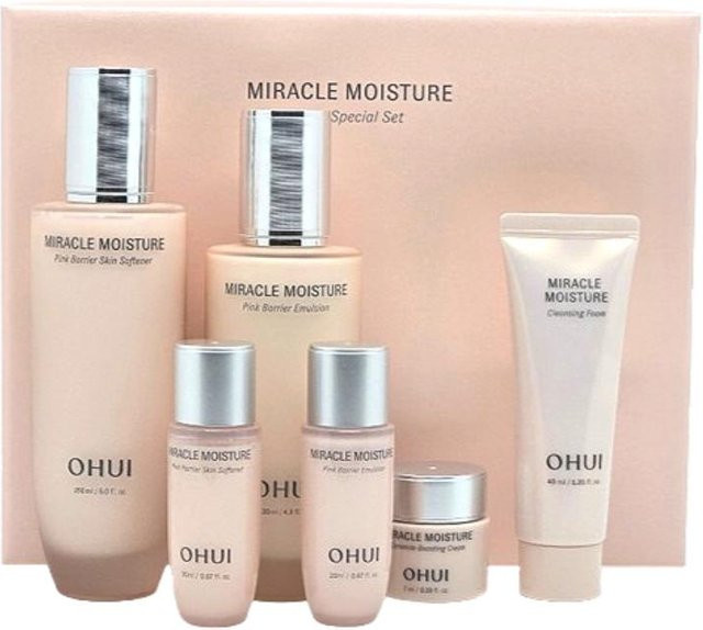 OHUI Miracle Moisture Pink Barrier Set, Ceramide, 2-Piece Set - Bild 1