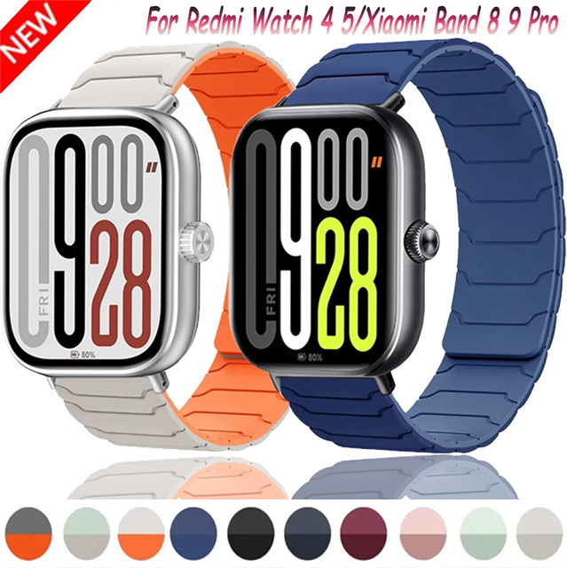 Xiaomi Uhrenarmband Silikon, Redmi Uhr 5/4, Xiaomi Band 9/8 Pro - Bild 1