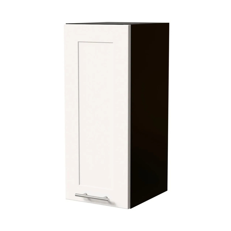 Feldmann-Wohnen Hängeschrank Oslo Küchenschrank Schwarz Weiß Matt B: 30 cm, T: 32,5 cm, H: 72 cm - Bild 2