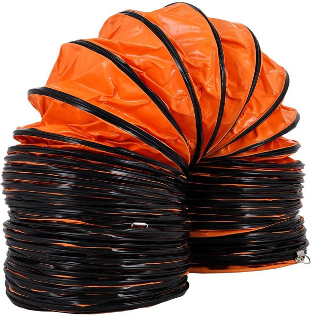 Buying Solutions, MB PVC-Flexschlauch für Abluftventilator und Absaugung, Farbe: Orange, Durchmesser: 30,48 cm, Länge: 5 m - Bild 1