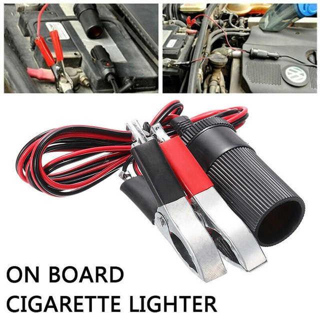 12V Hochleistungs-Auto-Adapter mit Zigarettenanzünder-Stecker und Kupfer-Anschluss für 220W Steckdose - Bild 1