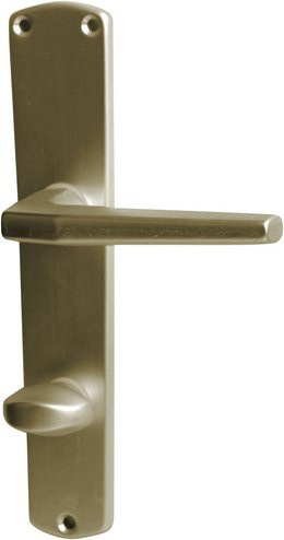 ALPERTEC Langschild-Garnitur Phil aus Aluminium in Braun - Bild 1