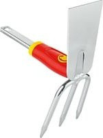 Wolf-Garten Doppelhacke IL-M 3 Multi-Star aus Stahl in Rot und Silber - Bild 1