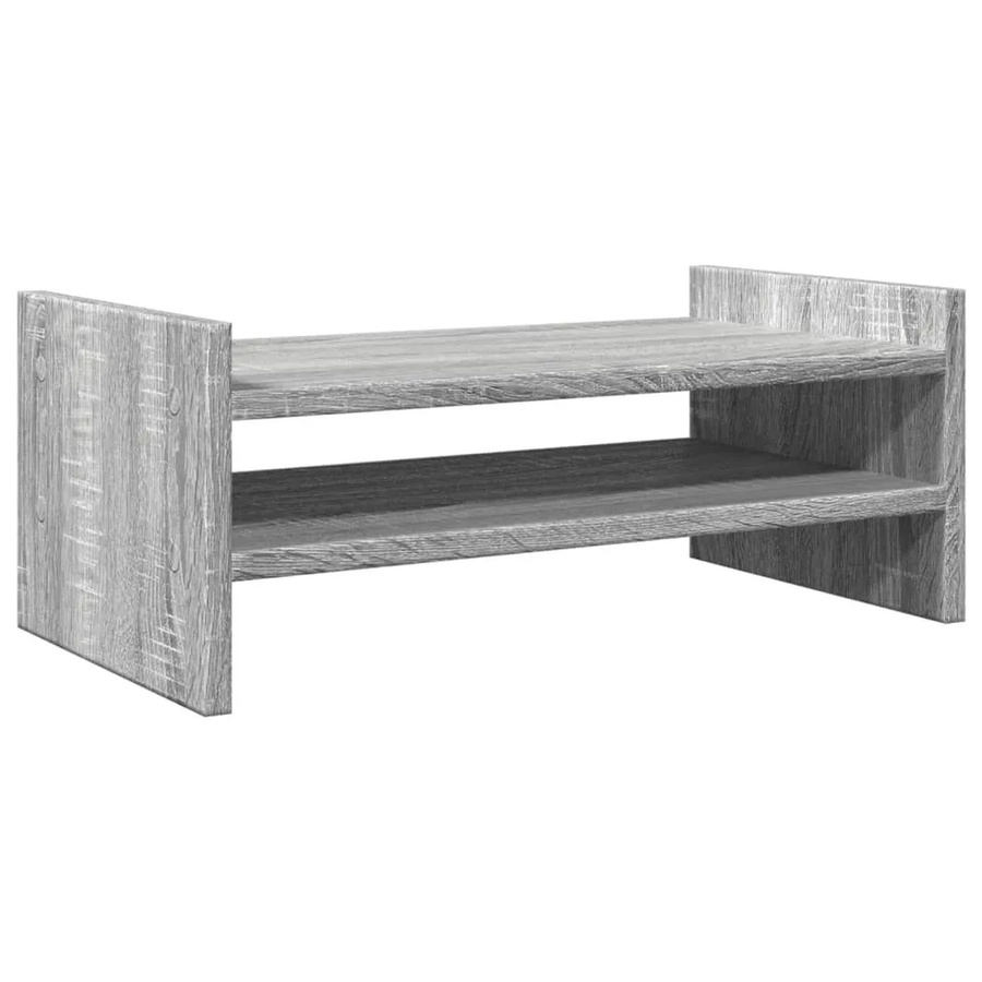vidaXL Monitorständer aus Holzwerkstoff in Grau Sonoma, B/T/H: 50 x 27 x 20 cm - Bild 2