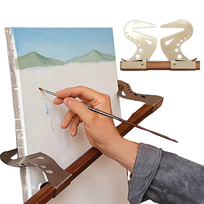 Künstler-Handstütze als verstellbare Armstütze und Handgelenkstabilisator für Malerei und Zeichnen am Tisch - Bild 2