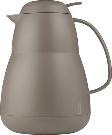 Helios Isolierkanne Zeo in Grau mit 1,0 l Fassungsvermögen, Durchmesser: 15,5 cm, Höhe: 22,5 cm