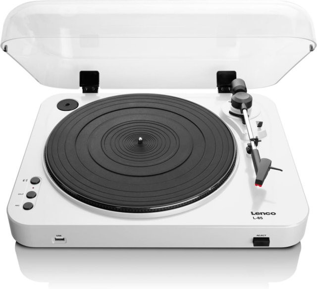 Lenco L-85 Plattenspieler mit USB-Direktencoding in Weiß - Bild 1