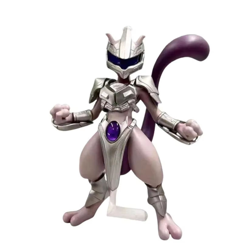 Pokemon Mewtwo Anime Figur in Lila, PVC Statue Modell für Sammler und Kinder, Höhe: 11 cm - Bild 6
