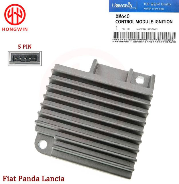 HONGWIN Zündsteuermodul DAB800 in Grau für Fiat Tempra Panda Tipo Fiorino Duna und Lancia Y10 (156) OEM: XM640 9940095 138082 - Bild 1