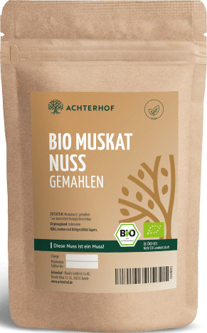 Achterhof Muskatnuss gemahlen Bio 100 g - Bild 1