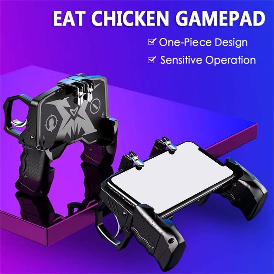 STONEGO Kabelloser Bluetooth-Spielcontroller mit Joystick und Trigger-Gamepad in Schwarz für Android und iPhone Shooter-Spiele - Bild 3