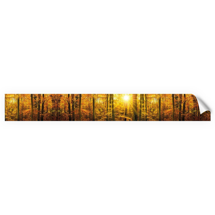 Myspotti Küchenrückwandfolie Herbstwald Selbstklebend, Multicolor, B: 450 cm, H: 60 cm - Bild 2