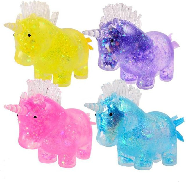BC Pet Supplies Einhorn Squishy Knetbälle Stressbälle, yellow - Bild 1