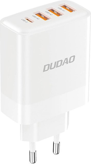 Netzwerk-Ladegerät Dudao A5HEU in Weiß mit 20W, 3A, 1 x USB-C und 3 x USB-A - Bild 1
