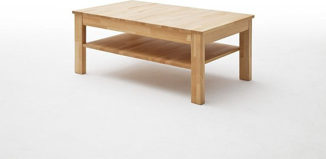 Couchtisch Svenja aus massiver Kernbuche, geölt, rechteckig, braun/beige - Bild 1