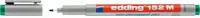 edding Folienstift 152 M Permanentmarker in Grün mit feiner Spitze - Bild 1