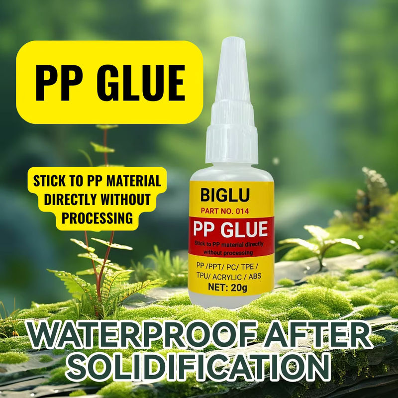 BIGLU PP-Kleber für Polypropylen und elektronische Komponenten, transparent, 20 g - Bild 2