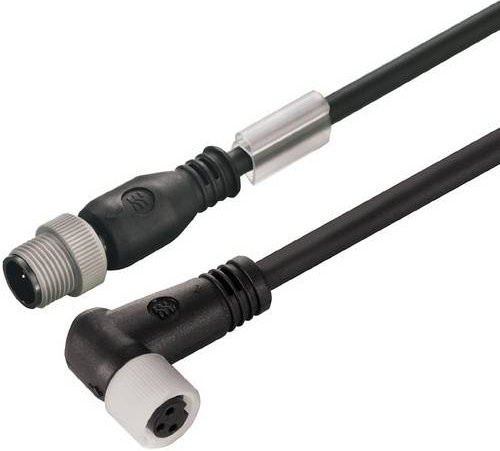 Weidmüller Sensor-Aktor-Steckverbinder konfektionierter Stecker Schwarz 3-polig 3,00 m - Bild 1