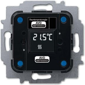 Busch-Jaeger Raumtemperaturregler Wireless 6224/2.0-WL mit Display in Schwarz - Bild 1