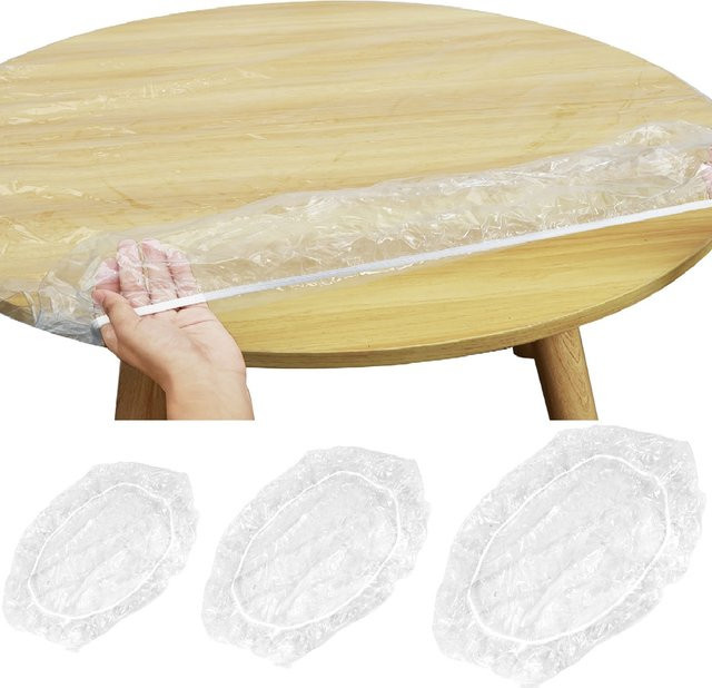 Runde Tischdecke von Willstar aus transparentem PVC, wasserabweisend und ölbeständig - Bild 1