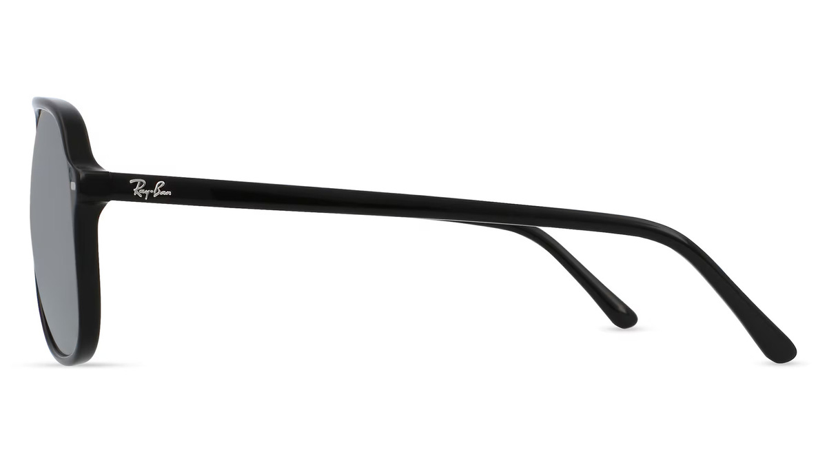 Ray-Ban RB 2198 Sonnenbrille, Vollrand, Quadratisch, Acetat, Unisex, schwarz - Bild 2
