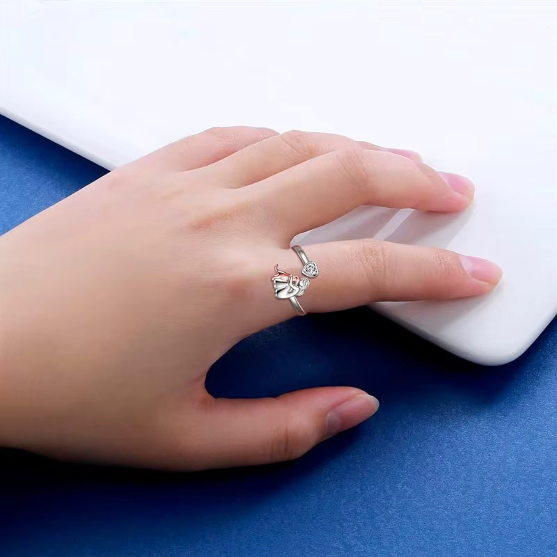 Huitan Ring, Silber, Zirkonia, Damen - Bild 3