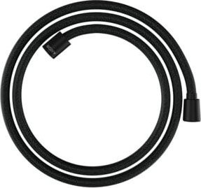 Hansgrohe Textilbrauseschlauch in Schwarz mit Anti-Kink und Anti-Twist Funktion, Länge: 160 cm - Bild 1