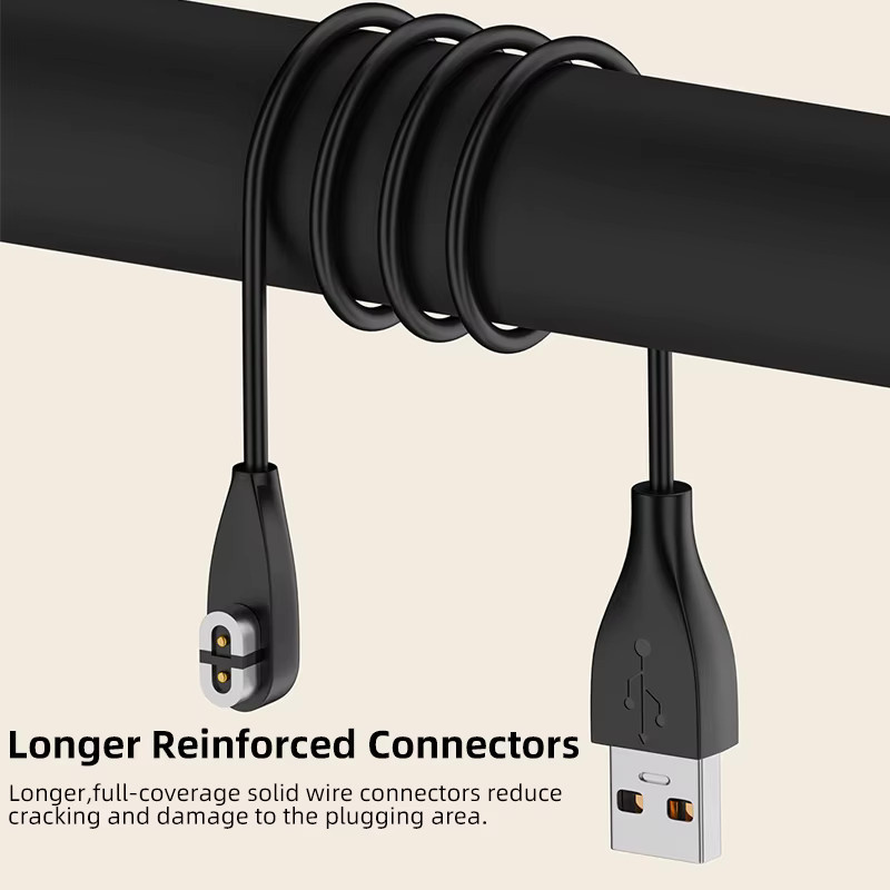 Aftershokz USB-C Ladekabel mit magnetischem Adapter für Aeropex AS800 S803 S810 und OpenRun Air Knochenleitungskopfhörer in Schwarz - Bild 3