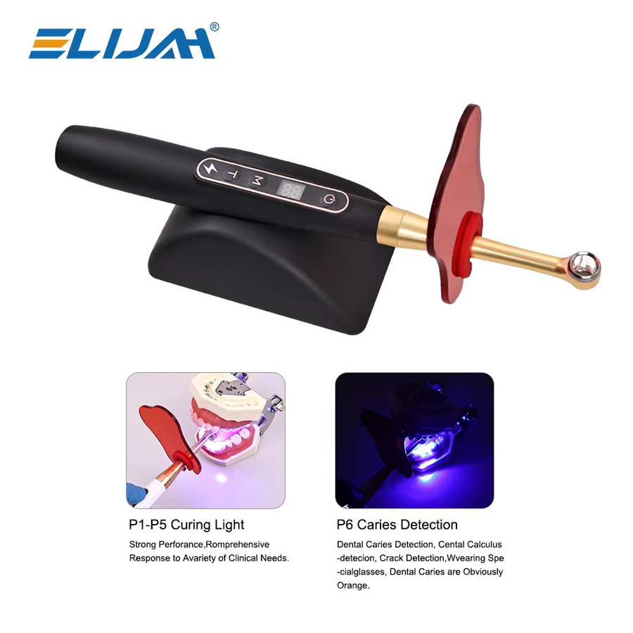 Denspay Dental LED Härtungslampe Wireless in Weiß für die 1s Aushärtung von 6 Modellen - Bild 2