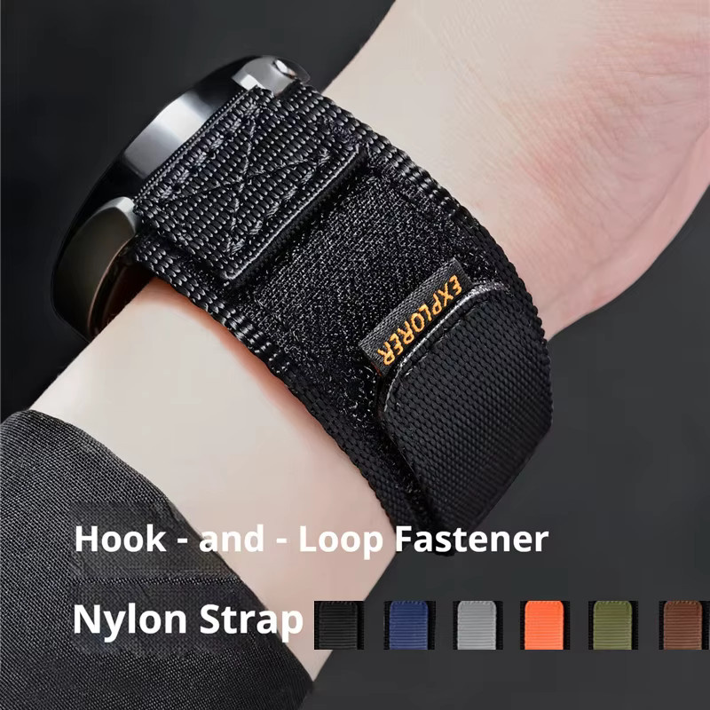 Abay Uhrenarmband Nylon, Schwarz, Herren - Bild 2