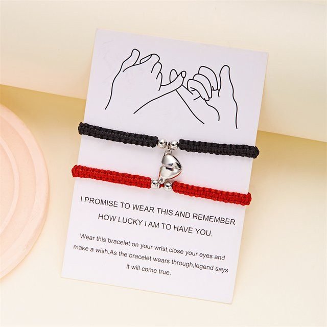 RINHOO FRIENDSHIP Armbänder, magnetisch, herzförmig, Unisex - Bild 1