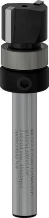 Bosch Bündigfräser mit obenliegendem Führungskugellager in Silber, Durchmesser: 1/2 Zoll, Länge: 3/8 Zoll, Schaft: 1/4 Zoll