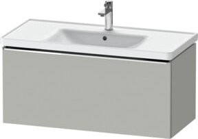 Duravit Waschtischunterschrank D-Neo wandhängend in Grau, B: 98,4 cm, T: 45,2 cm, H: 44,0 cm - Bild 1