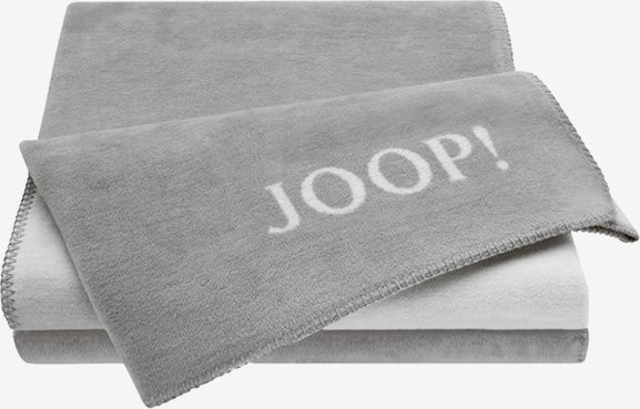 Joop Wohndecke Doubleface in Silber-Grau aus Baumwolle und Polyester - Bild 1