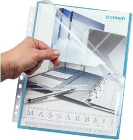 Eichner Dehnfaltentasche DIN A4 aus PVC in Rot - Bild 1