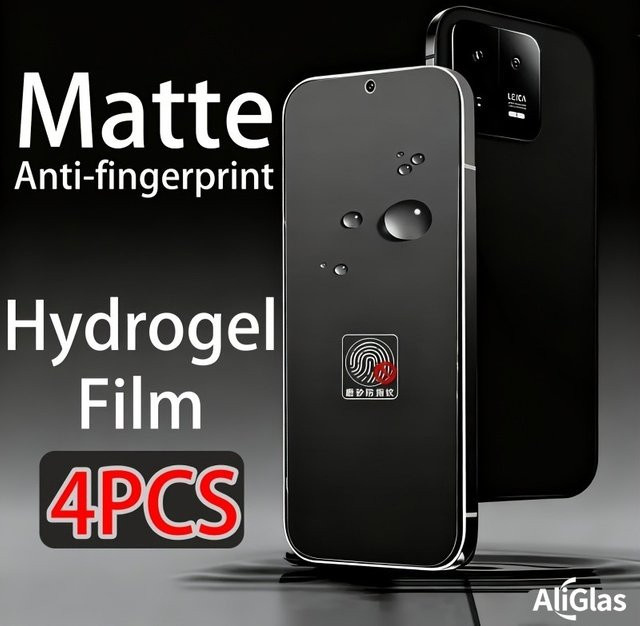 4 Stück matte Hydrogel-Displayschutzfolien für Xiaomi 17 Pro Max 15 14 13 Pro Ultra 15T 14T 13 12 11 Pro - Bild 1