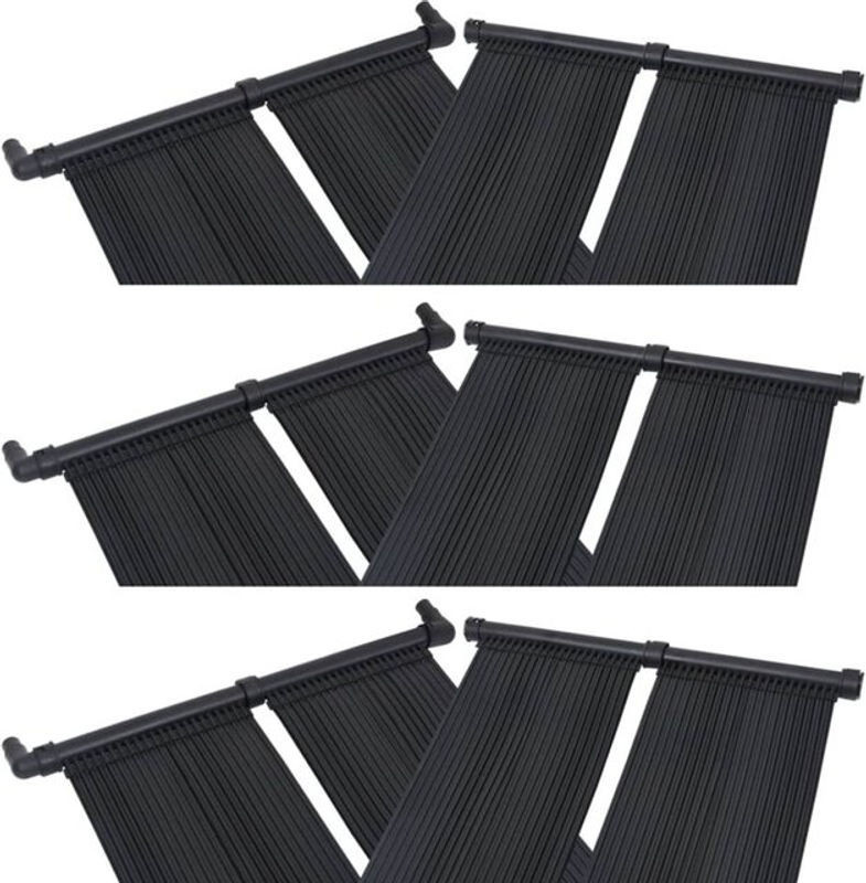 Vidaxl Solar-Panel Set für Poolheizung, 6 Stück, B: 80 cm, L: 310 cm - Bild 1