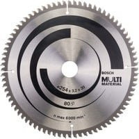 Bosch PRO Multi Material Kreissägeblatt mit 80 Zähnen, Durchmesser: 254 mm, 254 x 30 x 3,2 mm - Bild 2