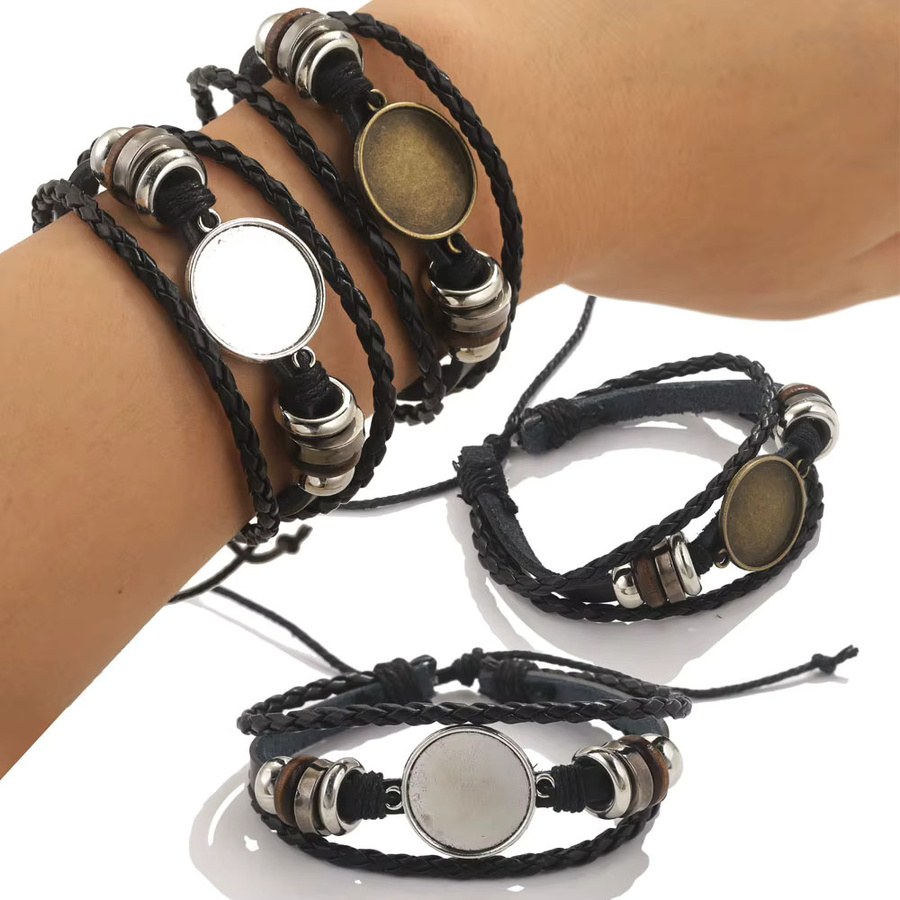 Verbindungsfassung für 20 mm Lederarmband, Unisex - Bild 3