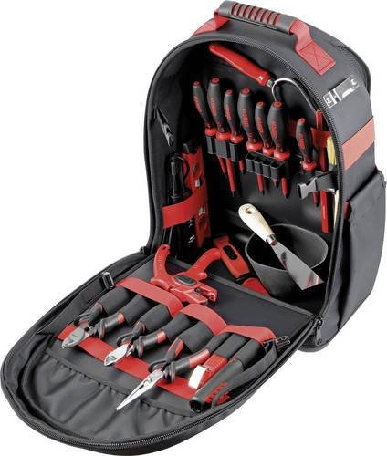 Cimco Lehrlingsrucksack ECO 170400 Werkzeugrucksack bestückt, Schwarz, B: 21,0 cm, T: 37,0 cm, H: 49,0 cm - Bild 2