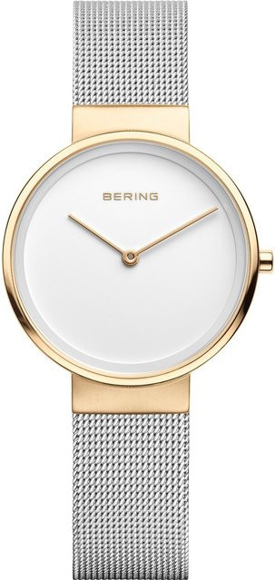 Bering Damenuhr, Quarz, Edelstahl, 31 mm, Weiß, 5 ATM - Bild 1
