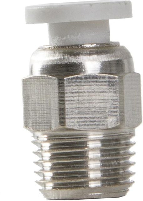 PC4 M10 Pneumatikschlauch Steckverbinder Gerade für CR 10 und Ender 3 Bowden Extruder 3D Drucker, Silber - Bild 1