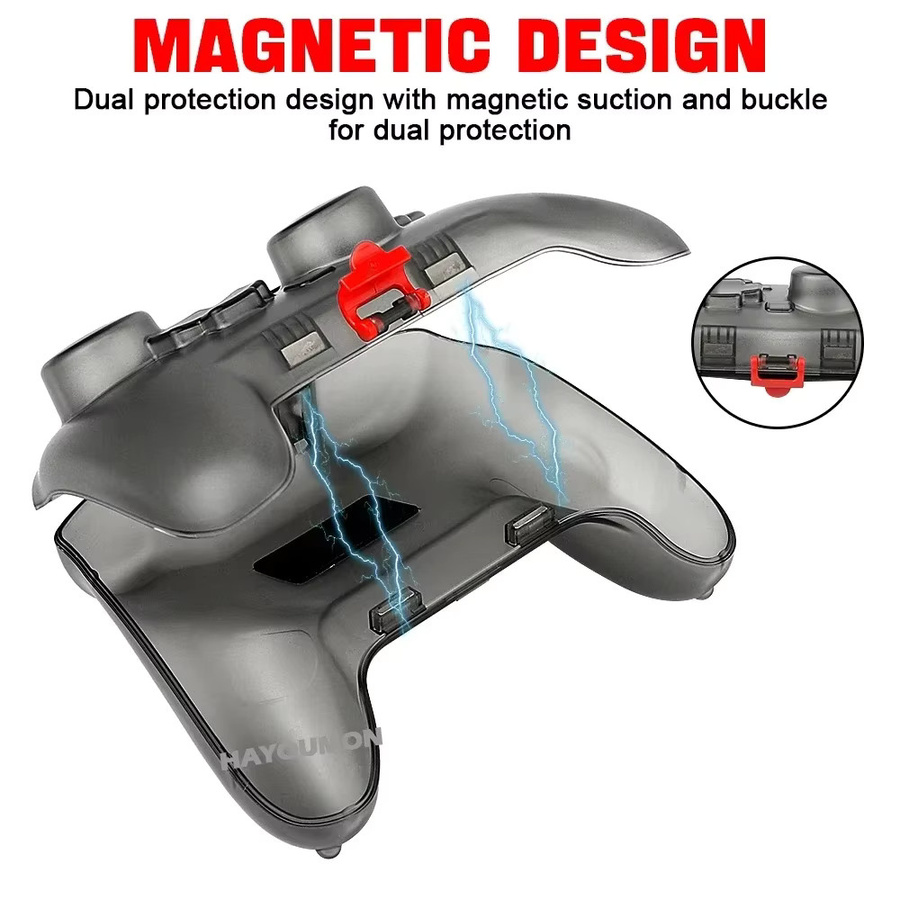 HeroAngel Transparente Hartschalen-Schutzhülle für Nintendo Switch Pro Controller - Bild 6